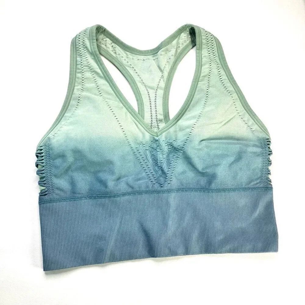 PINK SPORT Sports Bra / Workout Top / Bra Top with Built-in Shelf Bra, M